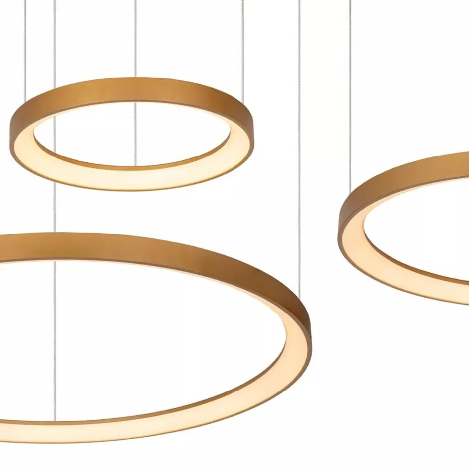 Hanglamp Vidal 3 ringen matgoud>Straluma Sale
