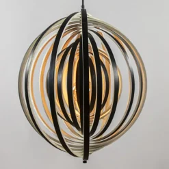 Hanglamp Woody 59 zwart/naturel hout></noscript>Straluma Hot