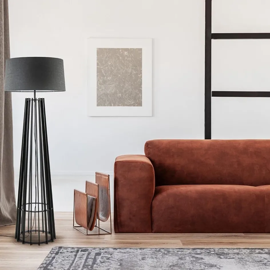 Houten lampvoet mat zwart exclusief kap>Straluma Sale