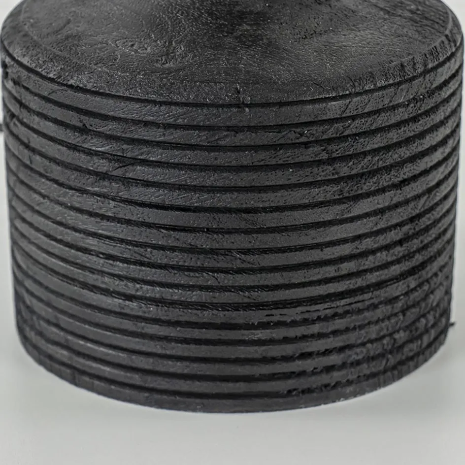 Houten lampvoet Paolu zwart exclusief kap>Straluma Clearance