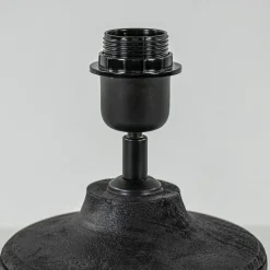 Houten lampvoet Paolu zwart exclusief kap><noscript><img width=