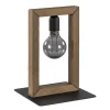 Houten tafellamp frame met zwart>Straluma New
