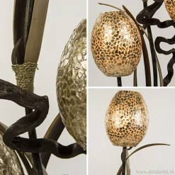 Houten vloerlamp met kelk van schelpen></noscript>Straluma Online