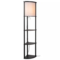 Houten vloerlamp zwart met beige kap></noscript>Straluma Best