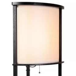 Houten vloerlamp zwart met beige kap></noscript>Straluma Best