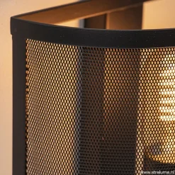 Industrieel landelijke wandlamp met gaas><noscript><img width=