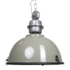 Industriele hanglamp olijf metaal Bikkel>Straluma Best