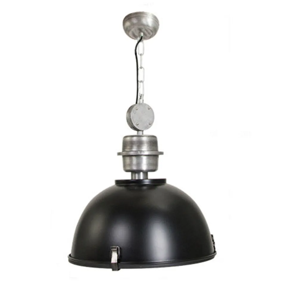 Industriele hanglamp zwart voor eettafel>Straluma Clearance