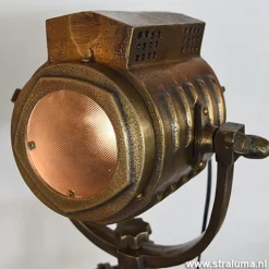 Industriele vloerlamp driepoot brons antiek></noscript>Straluma Best
