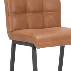 Industriële barkruk met cognac lederen zitting></noscript>Straluma Sale