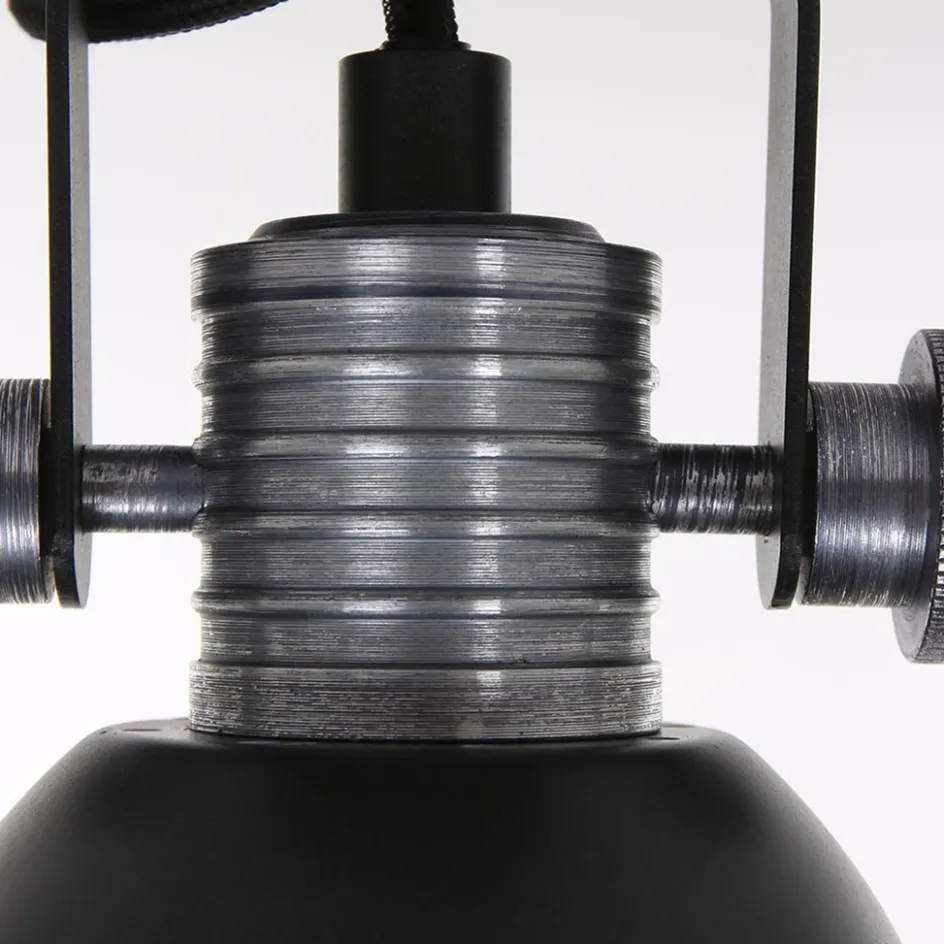 Industriële plafond/wandspot zwart inclusief LED>Straluma Discount