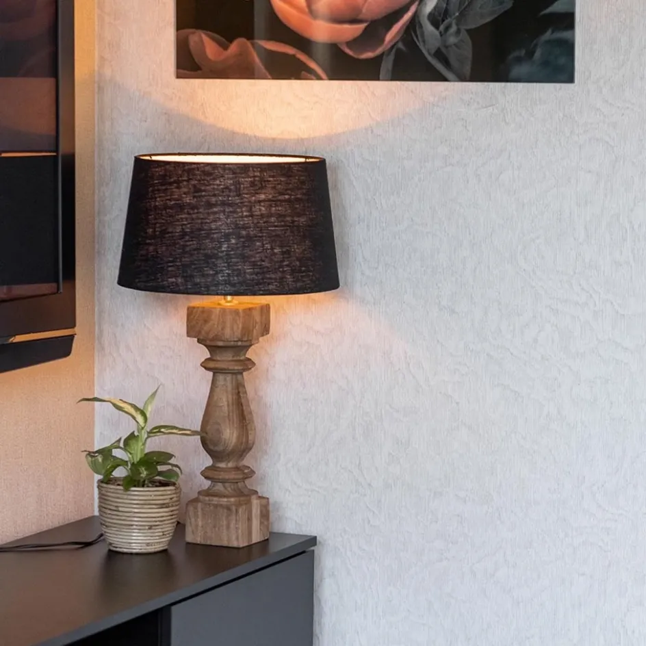 Kap Bridge zwart linnen 35x20>Straluma Sale