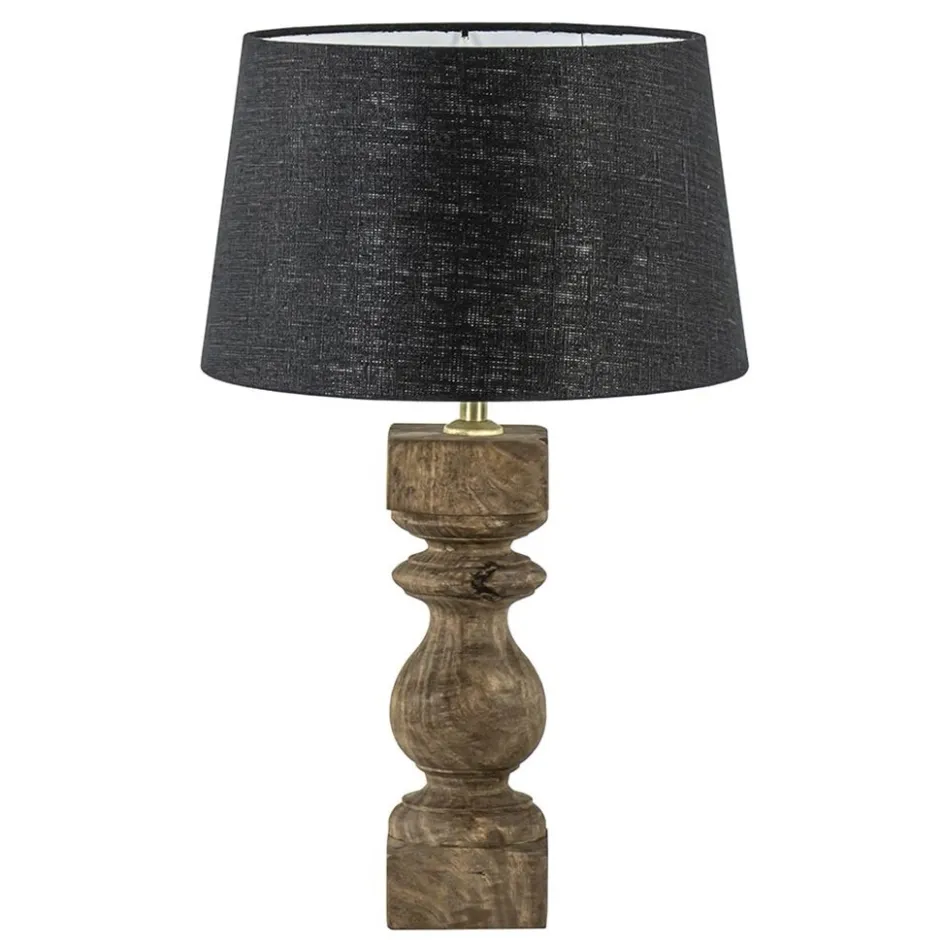 Kap Bridge zwart linnen 30x18>Straluma Discount