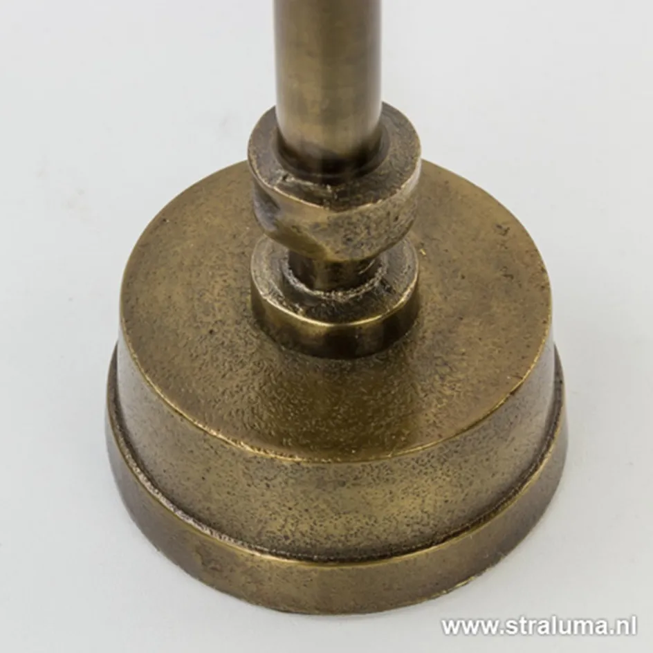 Klassieke lampvoet-tafellamp brons>Straluma