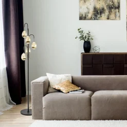 Klassieke LED vloerlamp Egg inclusief LED><noscript><img width=