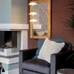 Klassieke 3-lichts vloerlamp brons inclusief LED></noscript>Straluma Online