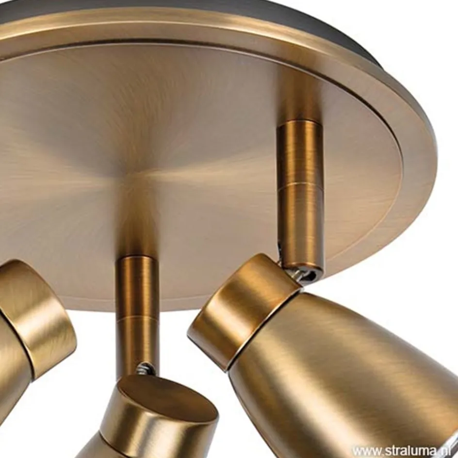 Klassieke spot Mirage brons 3 lichts>Straluma Outlet