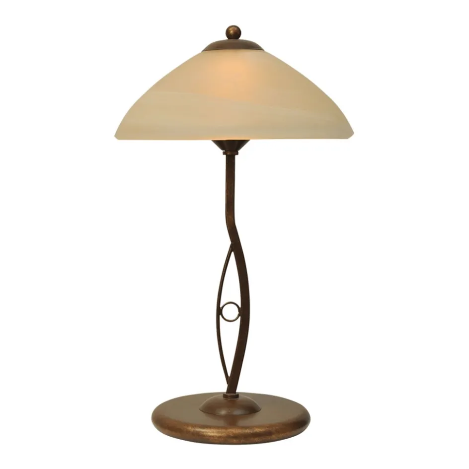 Klassieke tafellamp Bolzano bruin>Straluma Discount