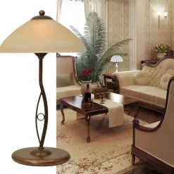 Klassieke tafellamp Bolzano bruin><noscript><img width=