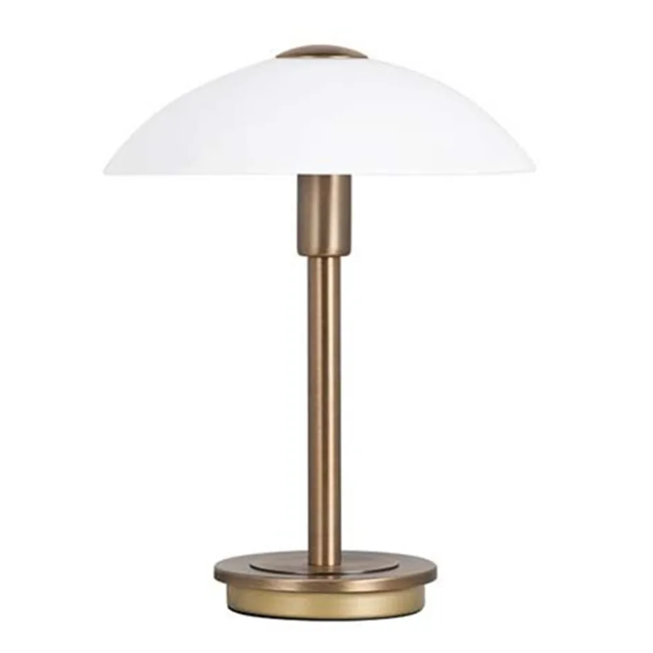 Klassieke tafellamp brons touchdimmer>Straluma Discount