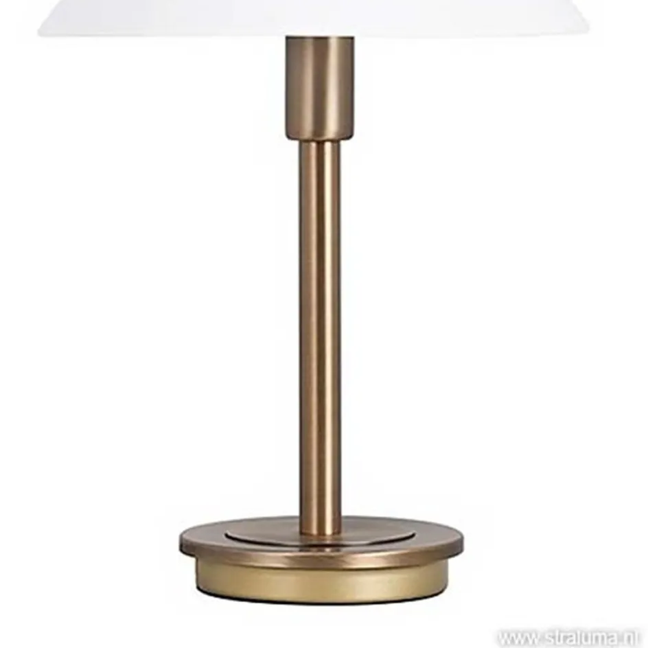 Klassieke tafellamp brons touchdimmer>Straluma Discount
