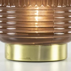 Klassieke tafellamp Lipa donker bruin op batterijen><noscript><img width=