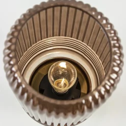 Klassieke tafellamp Lipa donker bruin op batterijen><noscript><img width=