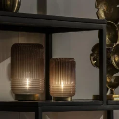 Klassieke tafellamp Lipa donker bruin op batterijen><noscript><img width=