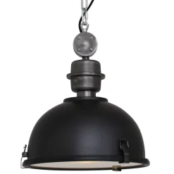 Kleine hanglamp Bikkel zwart industrieel>Straluma Clearance