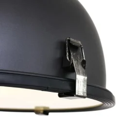 Kleine hanglamp Bikkel zwart industrieel><noscript><img width=