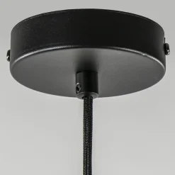 Kleine hanglamp rond mat zwart><noscript><img width=