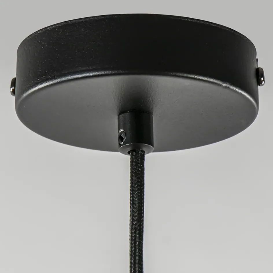 Kleine hanglamp rond mat zwart>Straluma Best