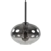 Kleine hanglamp smoke glas gradient met zwart>Straluma Discount
