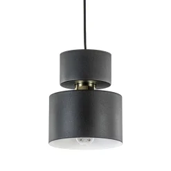 Kleine hanglamp zwart met goud accent>Straluma Clearance