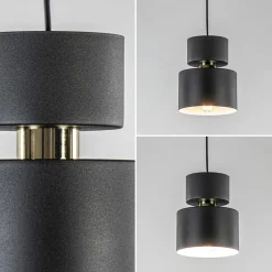 Kleine hanglamp zwart met goud accent></noscript>Straluma Clearance