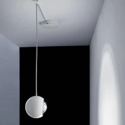 Kleine Italiaanse design hanglamp LED bol Spider wit><noscript><img width=