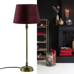 Kleine lampvoet Ramses antiek brons><noscript><img width=