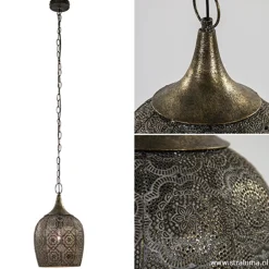 Kleine oosterse hanglamp Kadiri brons><noscript><img width=