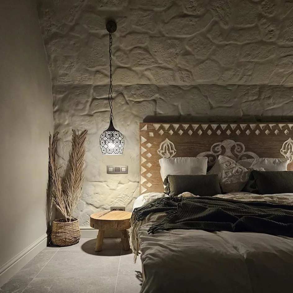 Kleine oosterse hanglamp Kadiri brons>Straluma