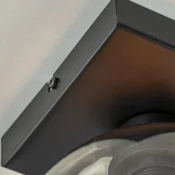 Kleine plafondlamp zwart met smoke glas 20 cm></noscript>Straluma Hot