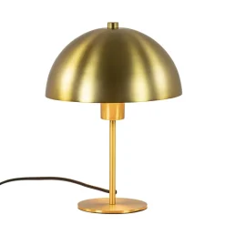 Kleine retro tafellamp Merel antiek brass>Straluma Online