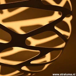 Kleine ronde design hanglamp Kelly wit>Straluma Clearance