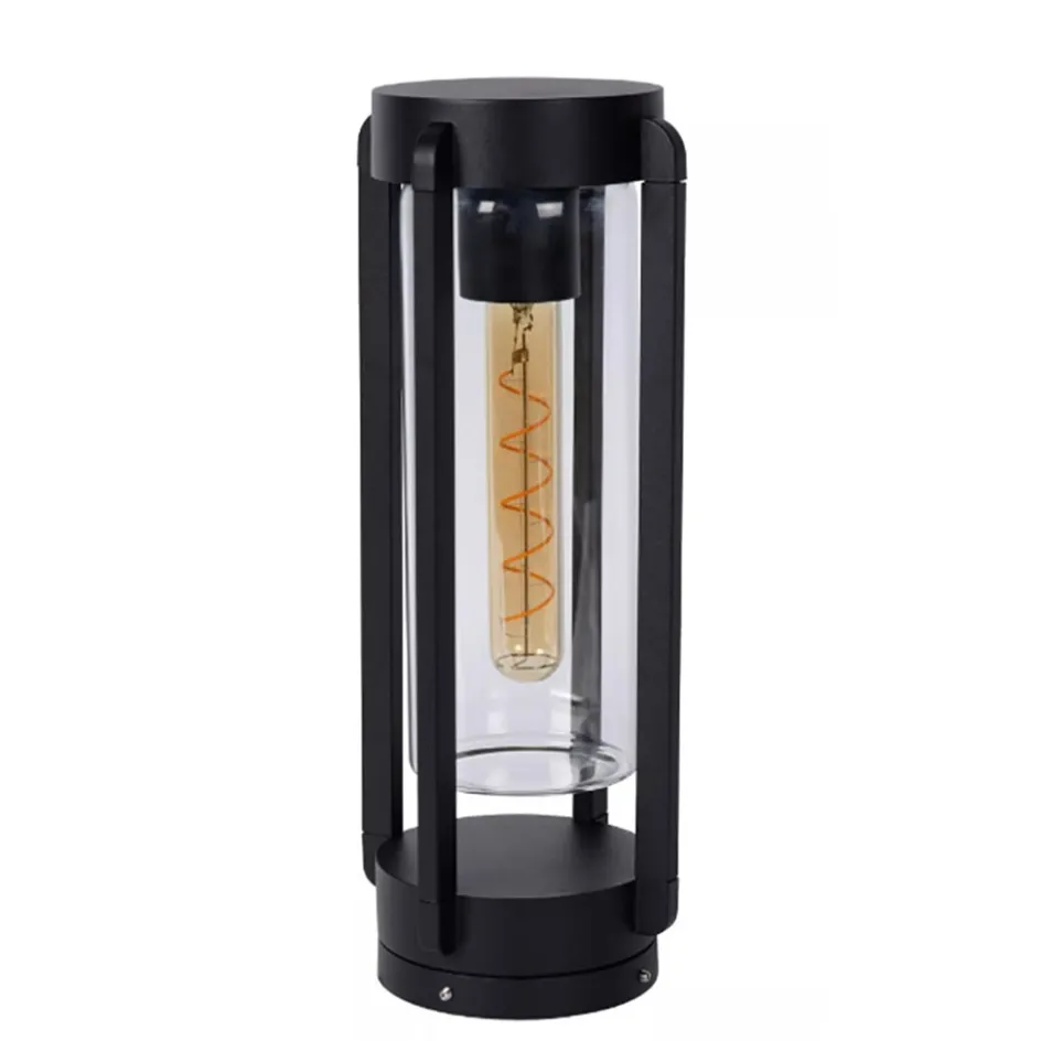 Kleine staande buitenlamp mat zwart IP44>Straluma New