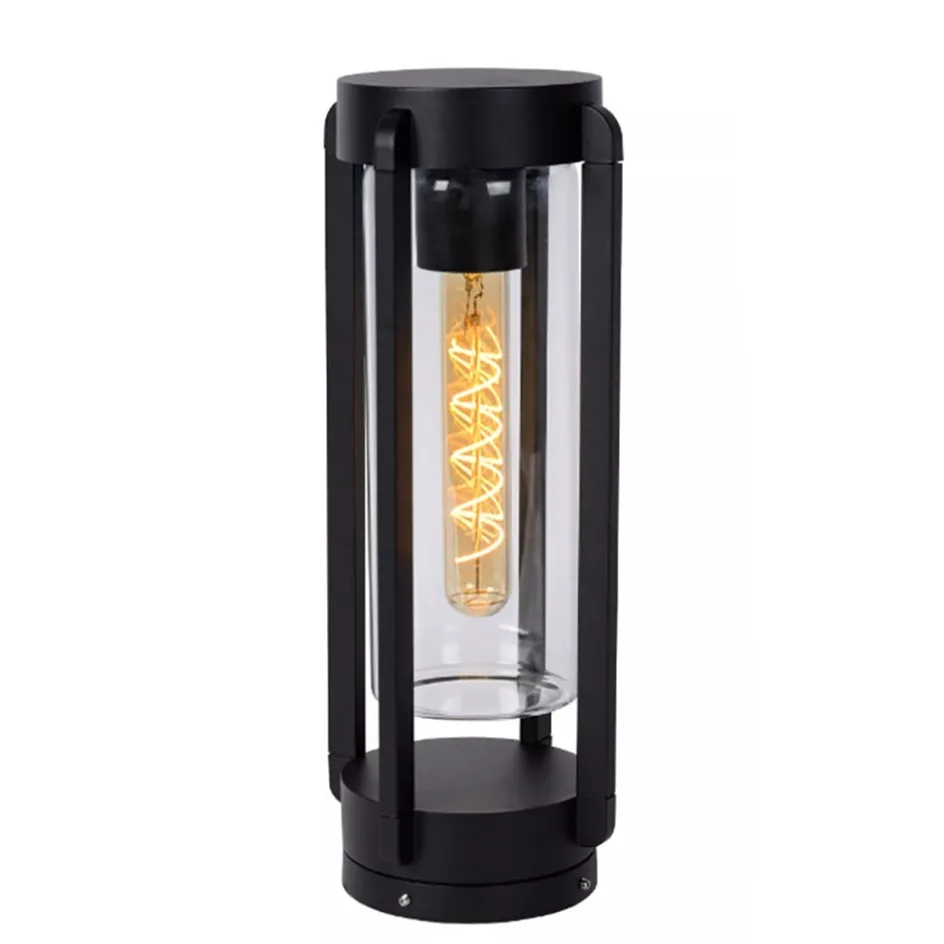 Kleine staande buitenlamp mat zwart IP44>Straluma New