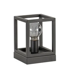 Kleine tafellamp vierkant frame zwart>Straluma Hot