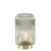 Kleine tafellamp warm lichtgrijs op batterijen Lipa van L&L>Straluma Best