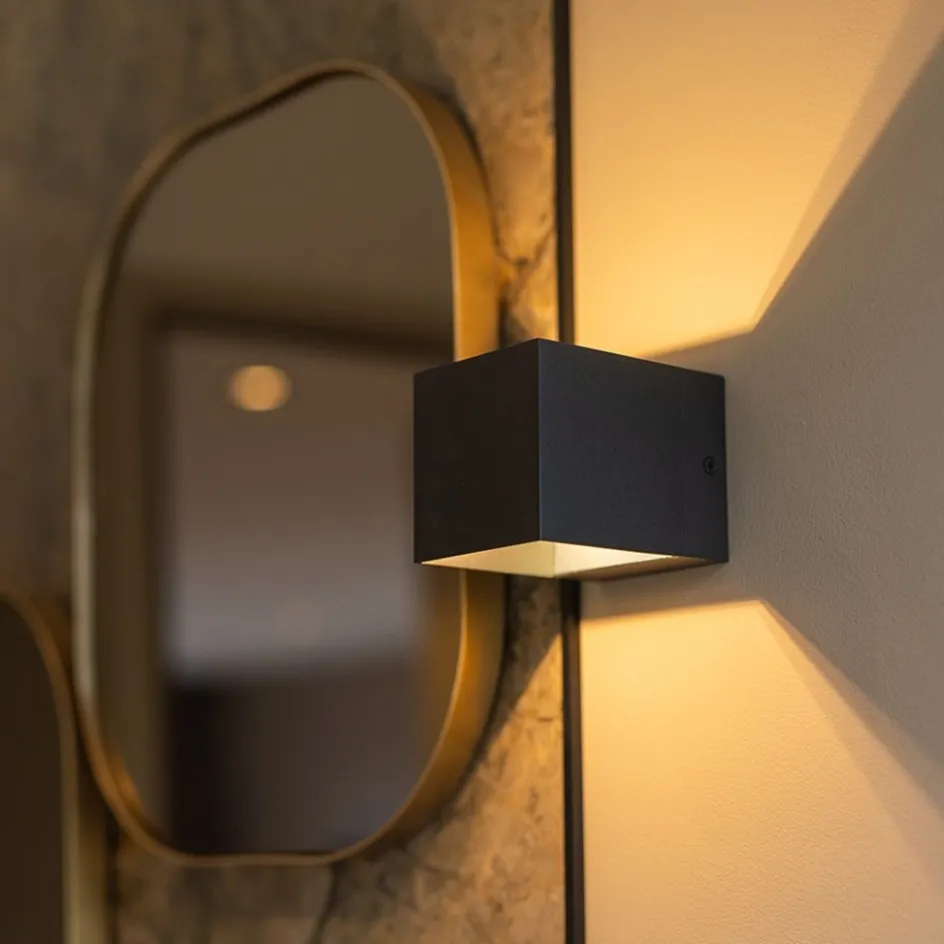 Kleine wandlamp up+down G9 zwart>Straluma Best