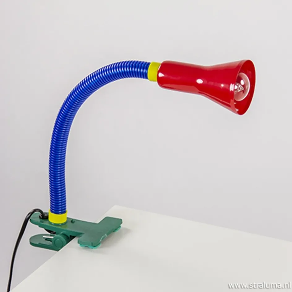 Klemlamp kinderkamer rood/blauw/groen>Straluma Hot