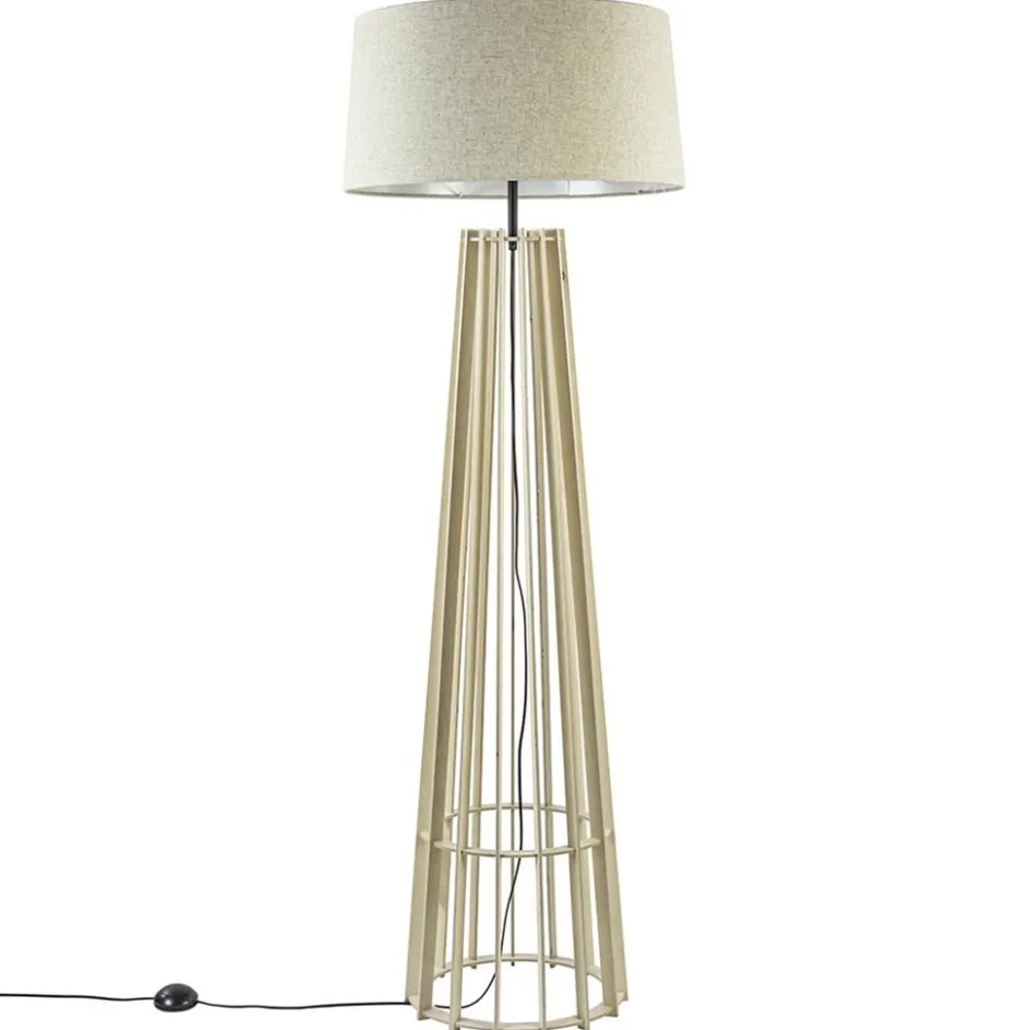 Lampenkap beige bridge linnenlook 55 cm>Straluma Outlet