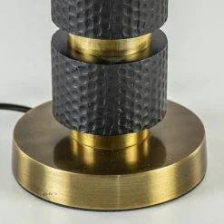 Lampvoet Azoyu zwart/brons exclusief kap><noscript><img width=